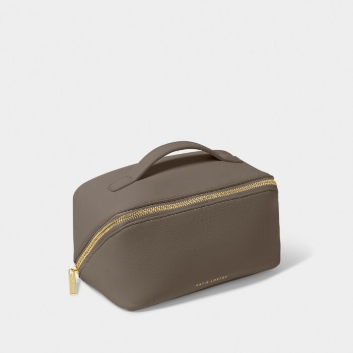 Katie Loxton Medium Makeup & Wash Bag - Mink